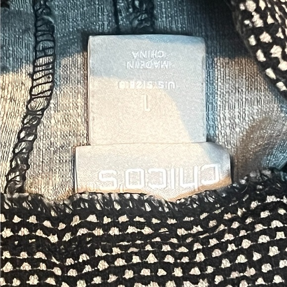 Chico’s Black and White Tassel Pants - Picture 10 of 10